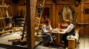 Anne Diamond learns about the Viking diet with culinary archaeologist Daniel Serra