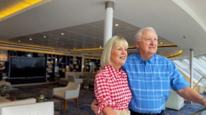 Anne Diamond interviews Viking guests Sheila & Ed Davies