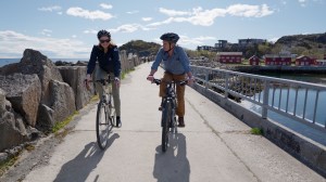 Alastair Miller in conversation with expedition leader Line Overgaard