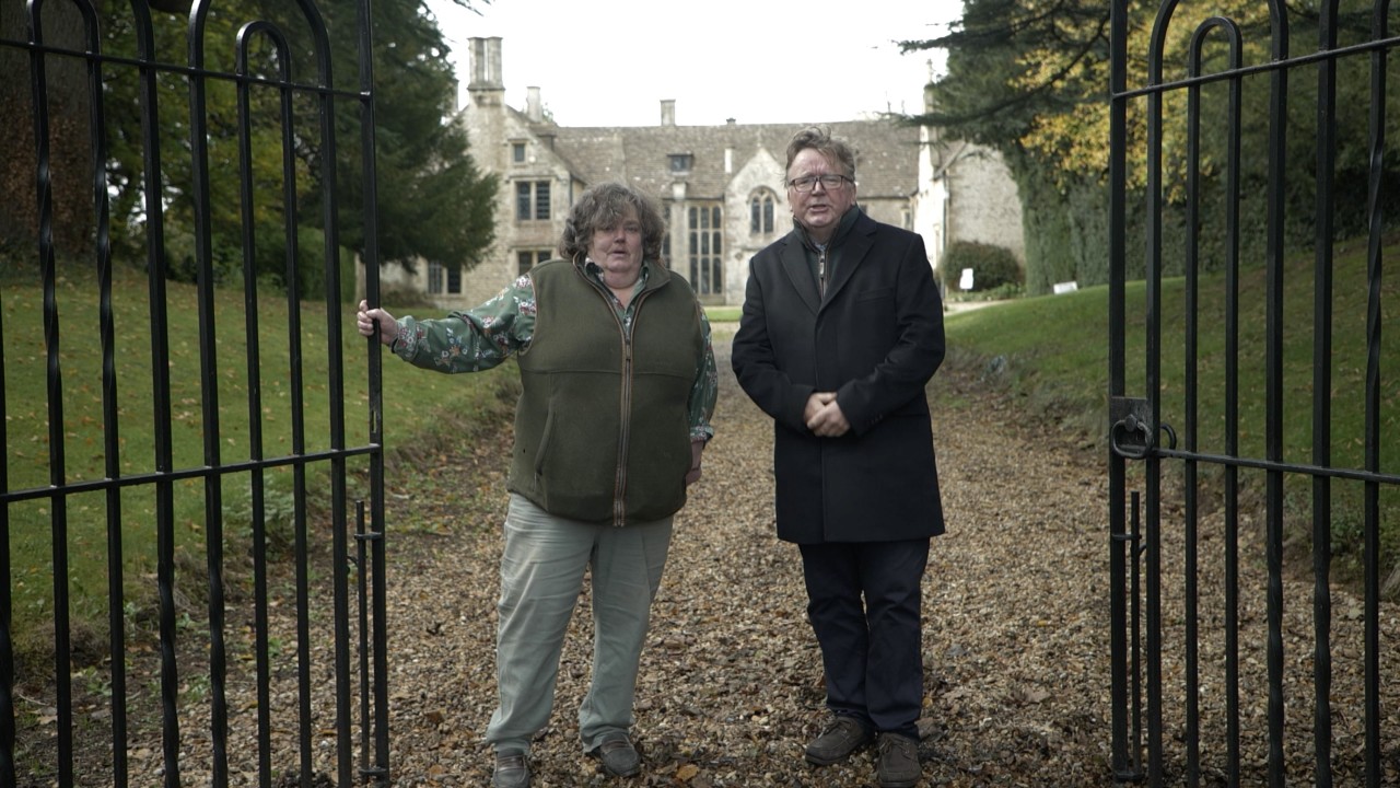 At Home with the ghosts of Highclere Castle and Chavenage House)