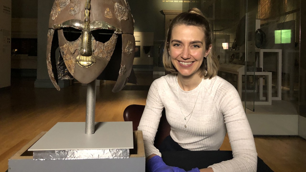 Discover the Sutton Hoo helmet with Dr. Sue Brunning of the British Museum)
