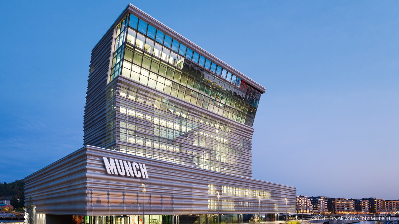 Tour the new MUNCH Museum with Art Educator Freya Folåsen and Art Mediator Meera Kaur)