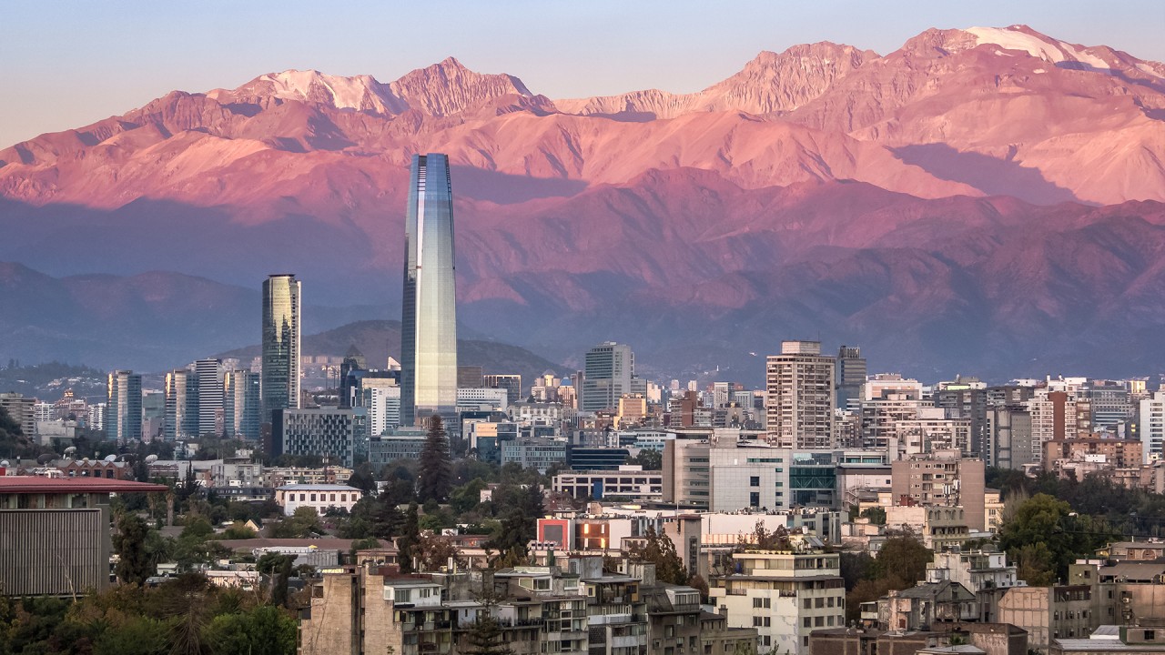 At home in Santiago with local guide Claudio Prado)
