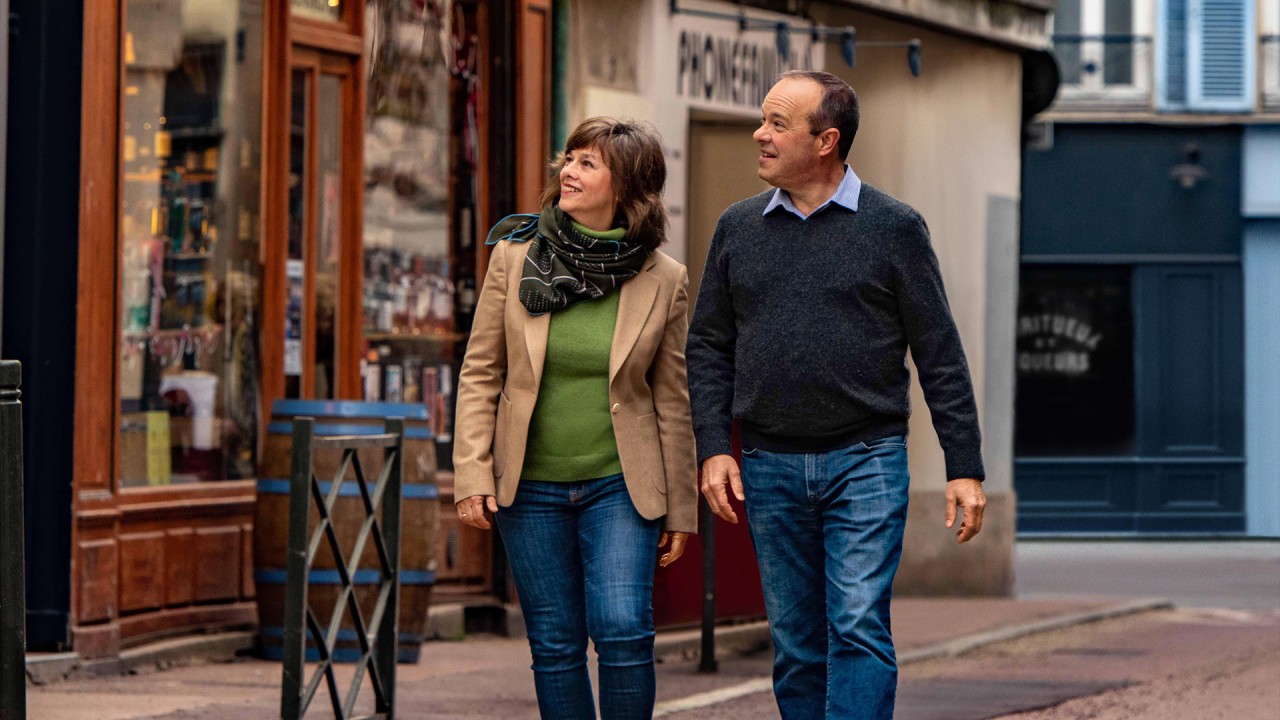 Celebrate memories from the Rhine with Viking guests Betsy and Greg Ball)