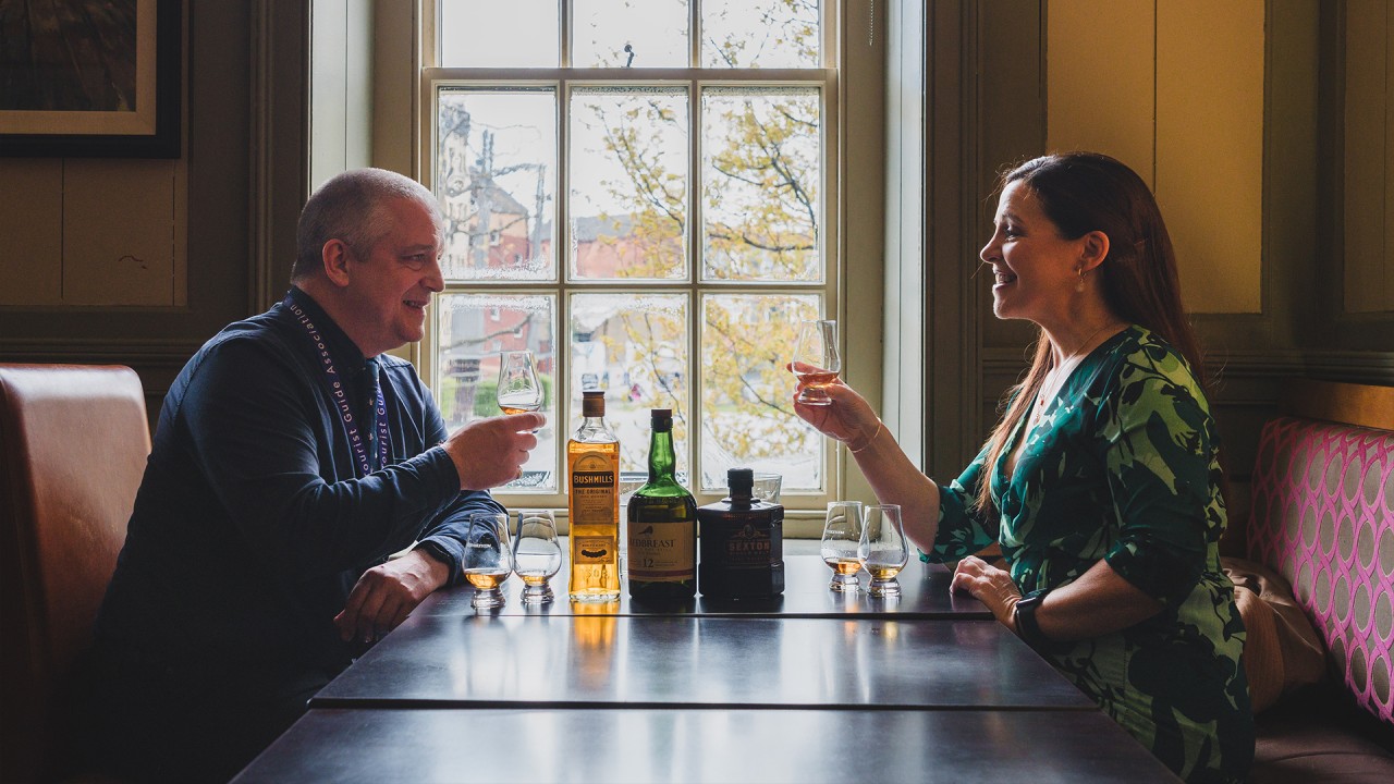 Learn about Belfast's traditional food and whiskey with chef Catherine Fulvio)