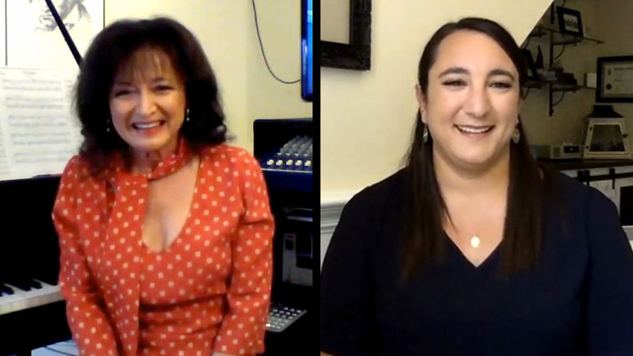 Debbie Wiseman, OBE with Musician Elise Naccarato)